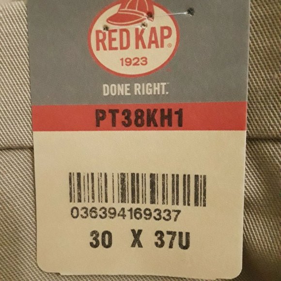 Red Kap Men's Work Pants Khaki Size 30X37U - Lot of 3, NWT, *Read Description* - Picture 3 of 8